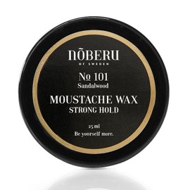 Noeberu Moustache Wax Strong Hold Sandalwood 25 ml