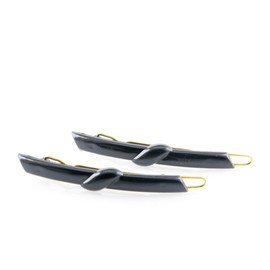 Set of 2 Drat Braces Knots Narrow 41 x 5 in Black - Made in Germany WeLoveBeads