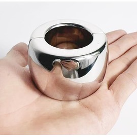 Stainless Steel Ball Stretcher Diameter 35 x 40 mm 560 g Scrotal Magnets