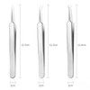 Blackhead Removal Tweezers 3-Piece Hook Type 7ea