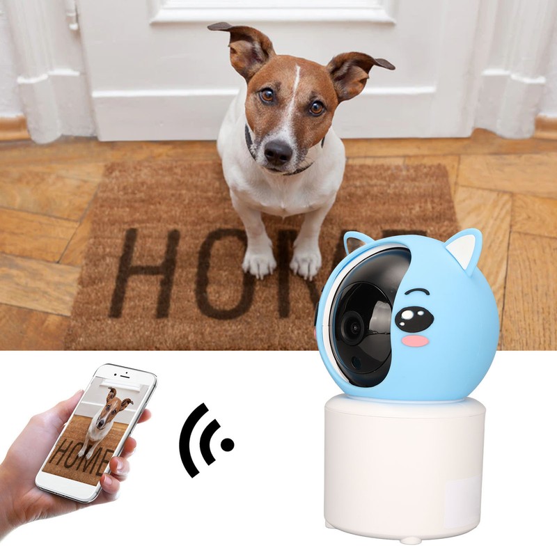 Pet Camera Intelligent 360 Degree Rotation Two Way Talk Night