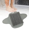 Harilla Duschfuß -Schrubbenmatte, Füße Reinigeren Waschpinsel, Reinigung nach Hause, Grau
