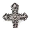 UHRIG Solid Iron Wall Cross Wrought Iron Crucifix Hanging Christian
