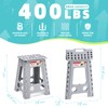 ACSTEP Folding Step Stool 17.5 Inch Heavy Duty Step Stool