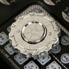 Gear Coin Slider Toy Round Gear Metal Push Slider Fingertip
