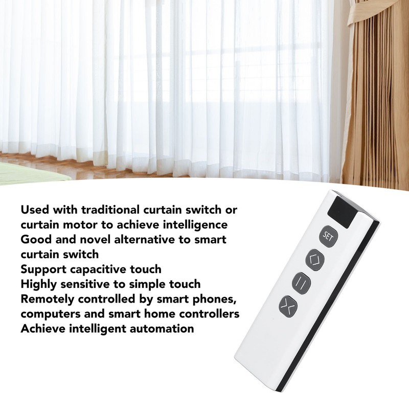 Curtain Remote Control Switch Intelligent Automatic Opener Closer 9 Channel