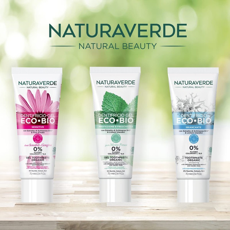 Naturaverde Organic Toothpaste Eco Organic Protection & Freshness with Echinacea