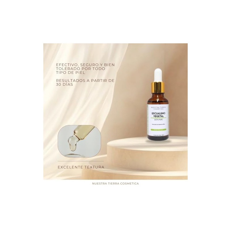 Escualeno Vegetal Suero Facial