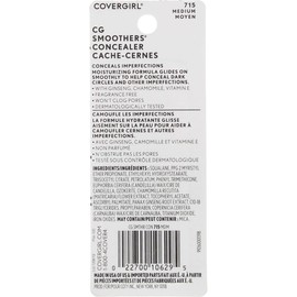 CoverGirl Smoothers Concealer, Medium [715], 0.14 oz (Pack of 3)