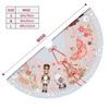 36" Nutcracker Sweets Pattern Traditional Christmas Tree Skirt Xmas Tree