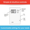 Lux Pro PSD010B Mechanical Non-Programmable Thermostat; 1 Heat Only; Without