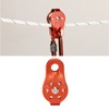 Fixed Single Pulley Cave Exploration Crossing Rescue Lifting Aluminium Alloy
