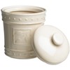 Signature Housewares Sorrento Collection Canisters, Ivory Antiqued Finish, Set of