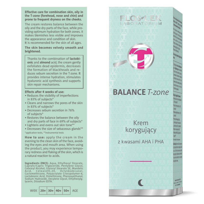 FLOSLEK Balance T-Zone Mixed Complexion Care with Imperfections Skincare for