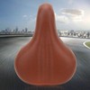 7010 PVC Leather Shock Absorption Bicycle Saddle Thicken Widen Cushion