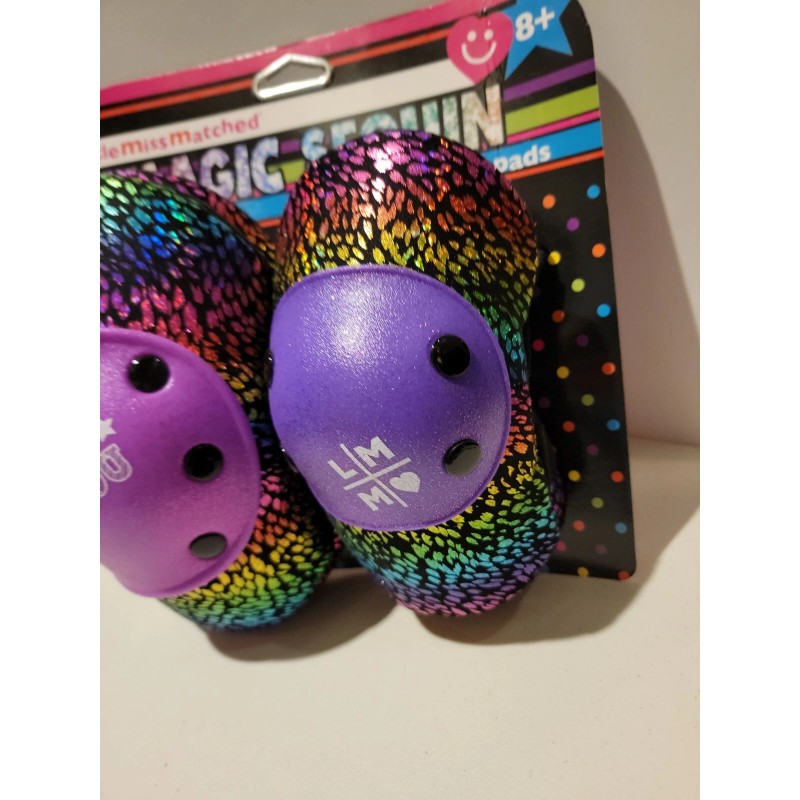 little miss MAGIC Sequin Knee & Elbow Pads Set Hardshell
