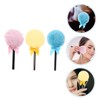 Healeved 3pcs Lollipop-shaped Powder Makeup Brush Soft Highlighter and Blush