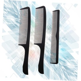 Vaguelly 1 Carbon Fiber Hairdressing Comb Apple Combs Durable Hair Styling Tools for Home Salon Use Travel Friendly Lightweight and Compact