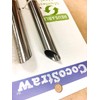 2 Point End BOBA Straw Stainless Steel Extra Wide 1/2"