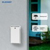 ELEGRP Vertical Outdoor Cover for Decotative Receptacles, Weatherproof Wall Plate,
