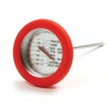 Norpro Soft Grip Silicone Meat Thermometer, Red, One Size (5978)