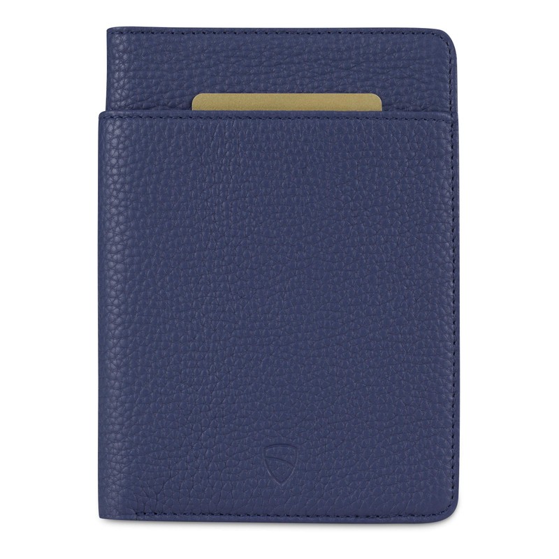 Vaultskin KENSINGTON - Cartera para Pasaporte Minimalista de Cuero con