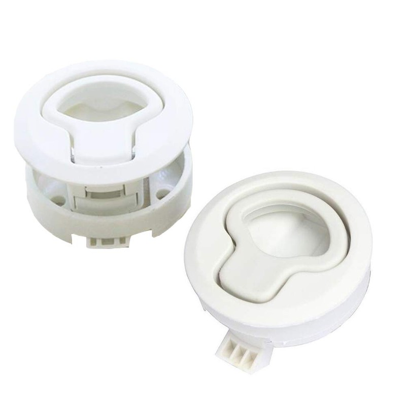 WJSKDQ 2PCS Boat 2'' Flush Pull Latch Slam Latch Hatch