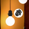 JNXQWE E26 E27 Light Socket,Plastic Threaded Medium Base Lamp Holder