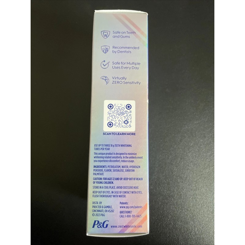 Crest 3D Daily Whitening Serum Apply & Go Advanced Enamel