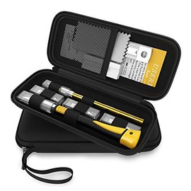 Precision Knife, Craft Hobby Utility Carving Knife Set for Art, Hobby, Scrapbook and Sculpture Etc.,Contains 2 Knives, 20 Blades, EVA Storage Box, Ruler, Whetstone, Cleaning Cloth