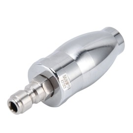 LOCADENCE Pressure Washer Tips Turbo Nozzle, 3600PSI Stainless Steel Rotating Nozzle with 1/4in Quick Connect Plug for Metal or Plastic Tank, Boat Cleaning