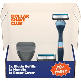 Dollar Shave Club | the Guest Pass Shave Set | 2 Extra Close Refill Cartridges,