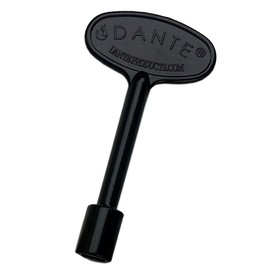Dante Products Universal Gas Valve Key, 3-Inch, Flat Black