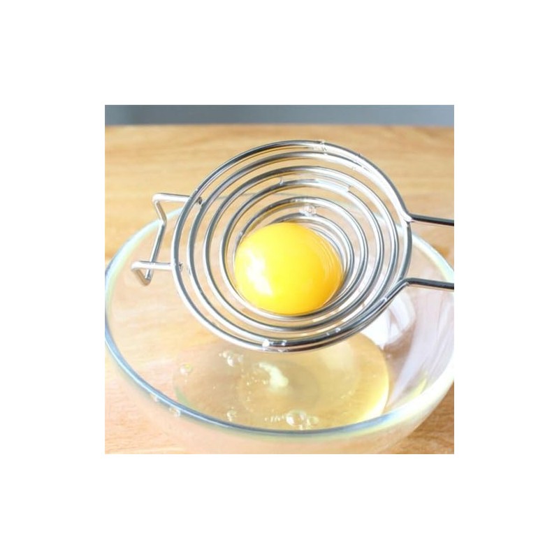 Silver Egg Separator, Yolk White Separator Tool, Food Grade Stainless