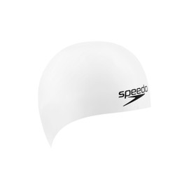 Speedo Fs3 Competition Swim Cap, White, Medium