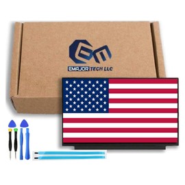 EM EMAJOR TECH New Screen Replacement for HP 15-EF1038NR 9FJ75UA 1366X768 HD Non-Touch LCD LED Display with Set of Tape and Tools