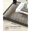 VASAGLE Side Table, 2-Tier Nightstand, End Table with Mesh Shelf,