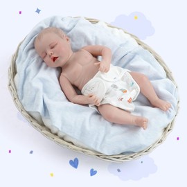 JIZHI 4 PCS Baby Doll Diapers Underwear for 17-22 Inch Reusable Doll Diapers Fits Baby Doll