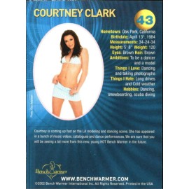 COURTNEY CLARK - 2002 BENCH WARMER -- VERY SENSUAL - Card Sale #43