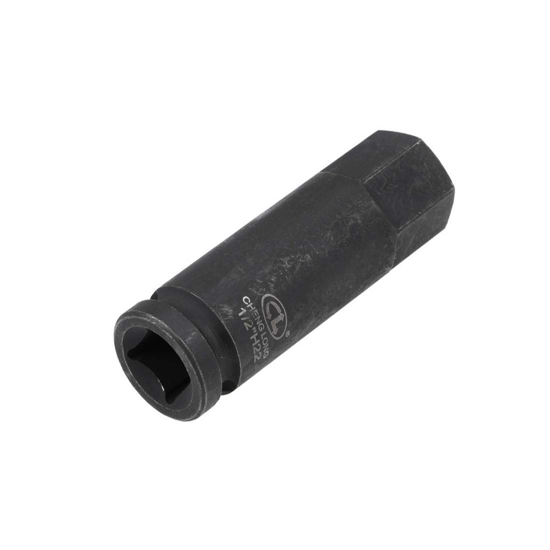 sourcing map 1/2" Drive x H22 (22mm) Impact Hex Bit