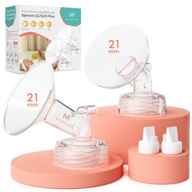 21mm Flange and Duckbill Valve for S1/S2/9+, Flange Inserts for Spectra Replacement Pump Parts (2-Pack) - Not Original Spectra Accessories