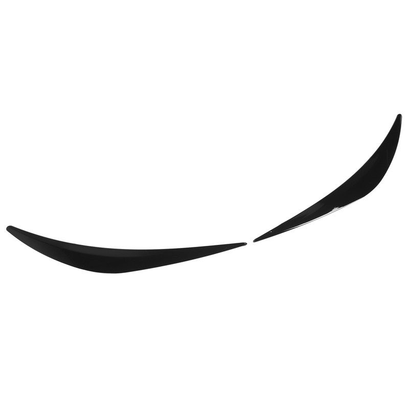 2Pcs Headlight Eyebrow Left Right Fade Proof Front Headlight Eyelid