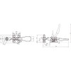 Super Tool TDH150F Push Down Toggle Clamp (Horizontal Handle)