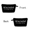 MoCaliduccious "Teacher I'll Be There Print Makeup Bag Teacher Month