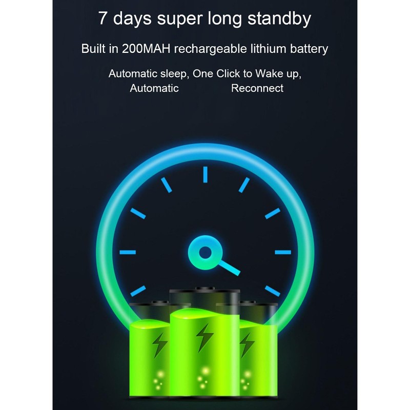 Bluetooth 5.0 Steering Wheel Media Button, Wireless Music Controller with