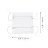 WHAMVOX 1pc Air Conditioner Windshield Ac Vent Deflector Ceiling Anti