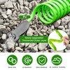 SPECILITE 1/2” Polyurethane Coil Garden Hose 50 FT, PU Flexible
