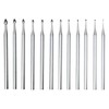 Luo ke 12 Pcs Jewelry Bud Burr, 3/32'' Shank Lapidary