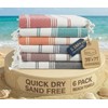 Lane Linen 6-Pack Oversized Quick-Dry Beach Towels