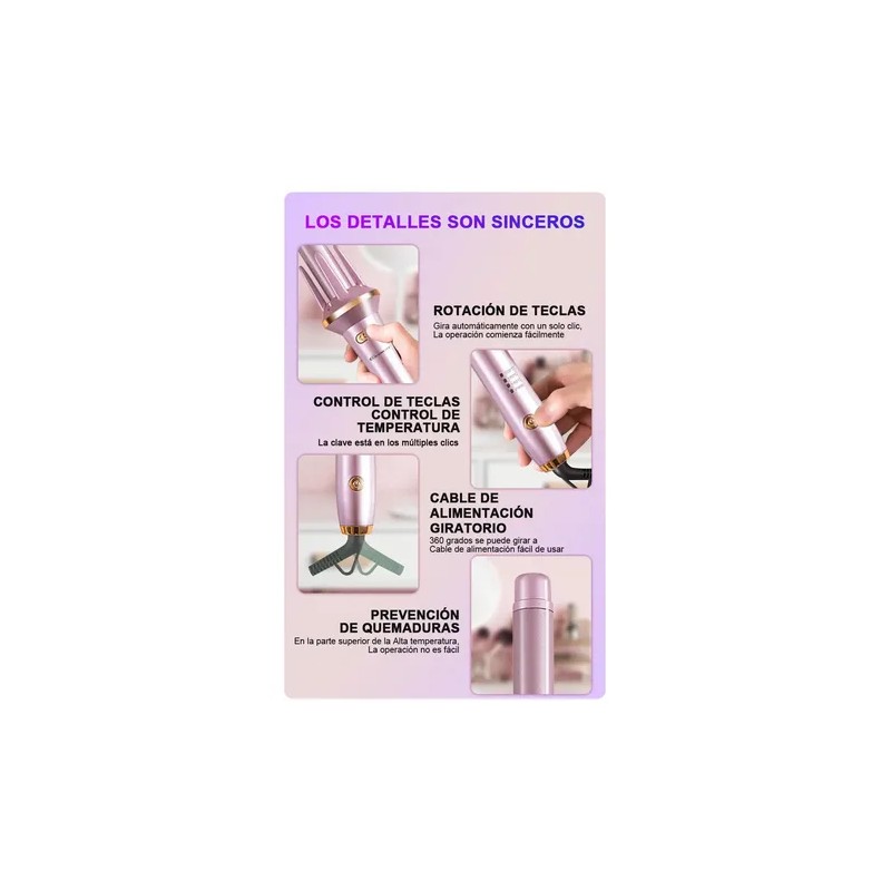 Maimeite Rizadora Cerámica Automatica 25mm Para Hacer Ondas